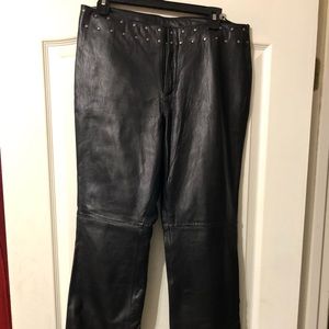Leather pants